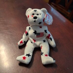 TY Glory Beanie Baby 1997 Errors 1965(KR) Oakbrook PE Pellets – Mint